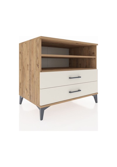 Kronos Şifonyer 2 Raflı 2 Çekmeceli 88x59x80 Çam-aytaşı Atlas Çam