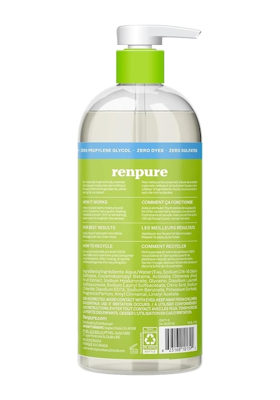 Renpure Kivi Ve Hyaluronik Asit Nemlendirici Duş Jeli 710ml Diğer