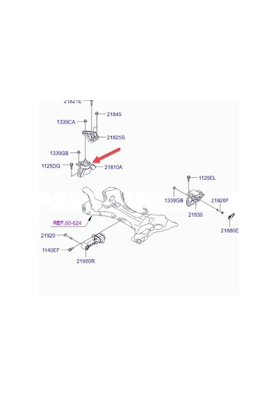 Hyundai İ20 Motor Takoz Sağ 2015-2018 21810c8400 Hn00011742 1.4 Crdı