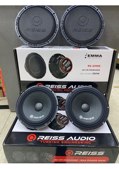 RS-MG8S 20 CM Midrange 350 Wat 150 Rms 2 Adet