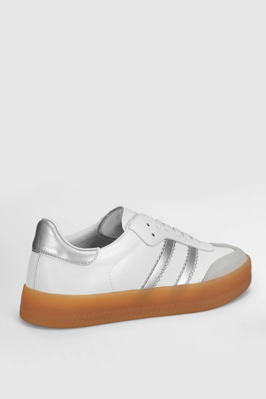 Lufian Davıd Erkek Deri Sneaker Ayakkabı Beyaz Beyaz 112230234100500 Beyaz
