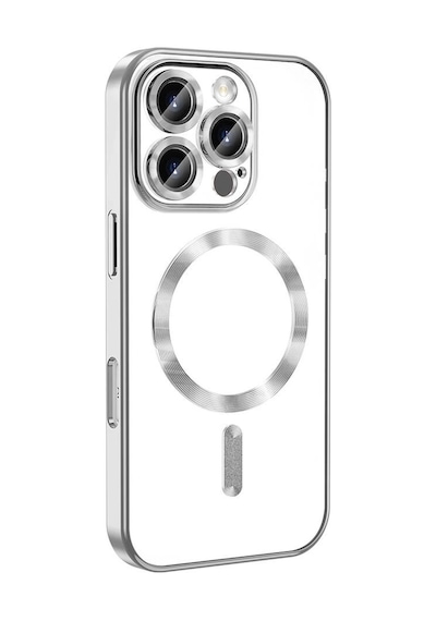 Apple Uyumlu iPhone 16 Pro Max Kılıf Kamera Korumalı M-safe Wireless Şarj Özellikli Zore Demre Kapak
