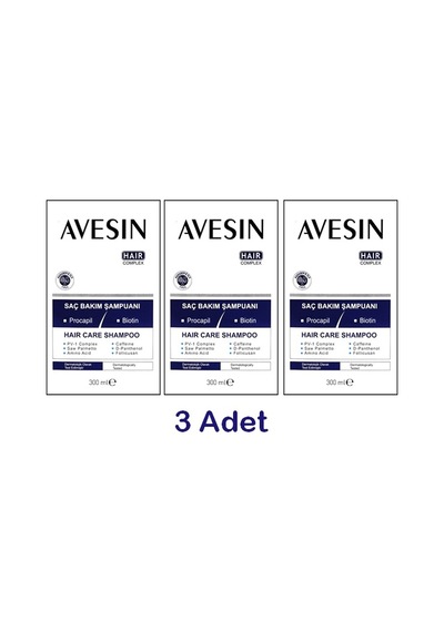 Avesin Trichoplus Şampuan 3 x 300 ML
