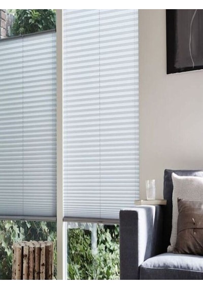 Kidmex Trend Plise 10 Renk Katlanır Cam Balkon Perdesi - Ofis Perdesi - Mutfak Perdesi - Salon Perdesi