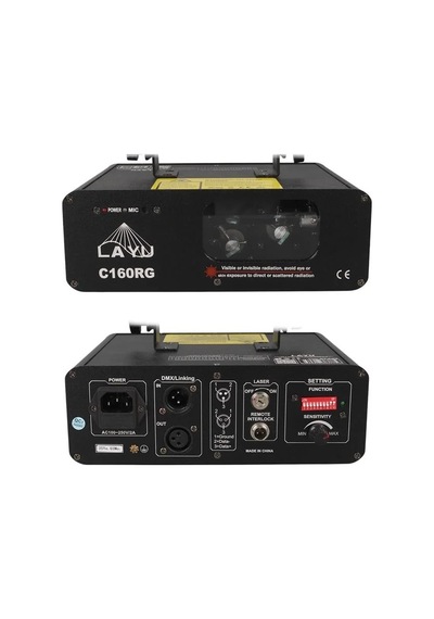 Layu C160rg Kırmızı-yeşil Çift Renk Beam Efekt Lazeri