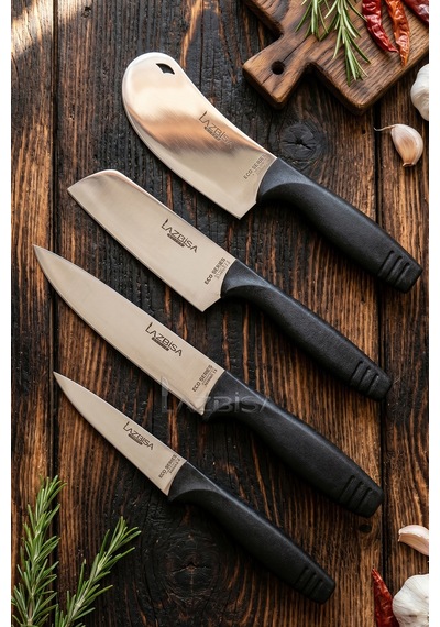Eco Serisi Mutfak Bıçak Seti Et Sebze Börek 4 Lü Set Mft-4561