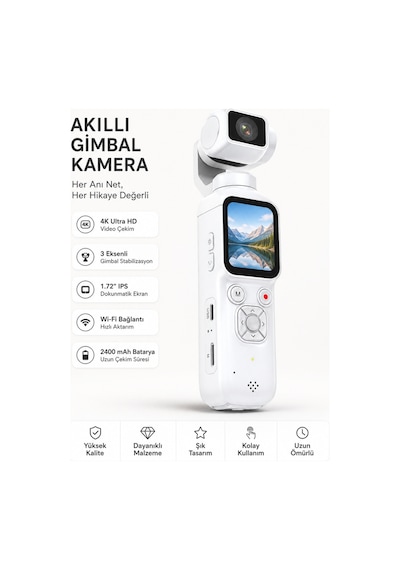 75mp 4k Ultra Hd Vlog Kamerası 330 Gimbal Stabilizatörlü Mini Kamera Vlogging Kamera Aı Yüz Takipli El Tipi Dijital Kamera Bej Bej 75mp 4k Ultra Hd Vlog Kamerası 330 Gimbal Stabilizatörlü Mini Kamera Vlogging Kamera Aı Yüz Takipli El Tipi Dijital Kamera Bej Bej