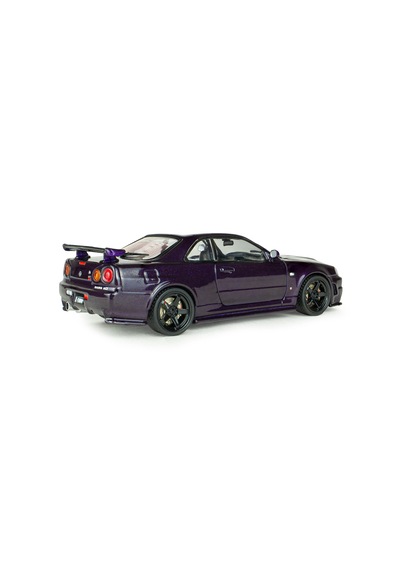 1:43 Ölçek Solido 1999 Nissan Skyline Gt-r Bnr34 Nismo Parts Diecast Metal Minyatür Model Araba 10cm