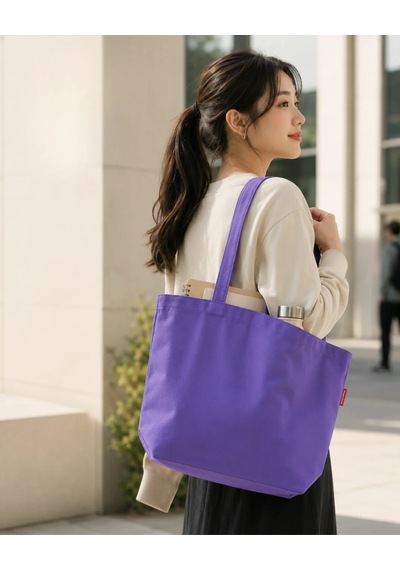 Baghashtag Mellow 340 Violet Tote Bez Çanta Mor