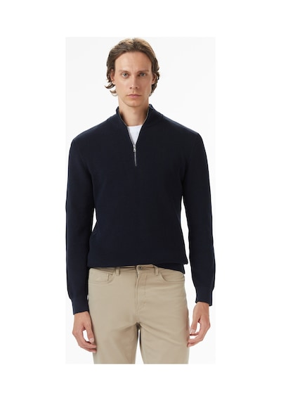 Nautica Erkek Lacivert Classic Fit Kazak Düz S57300t Lacivert