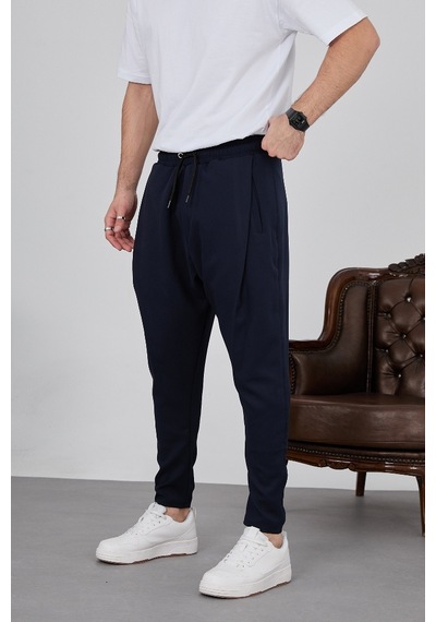 Baykim Sports Wears Unisex Modern Şalvar Pantolon Lacivert