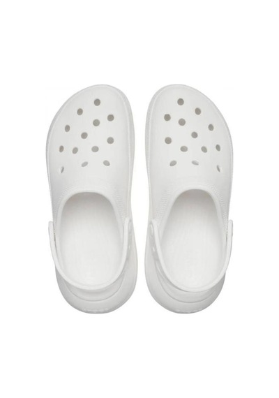 Crocs 207521 Crush 100 Whıte Platform Taban Kadın Terlik Beyaz