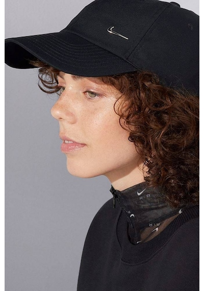 Nike Dri-fıt Club Yumuşak Metal Swoosh Şapka Fb5372-010 Siyah