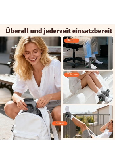 2 Paket, 3 Titreşim, 4 Isıtma Ve 3 Zamanlayıcılı Gri Ayak Masajı