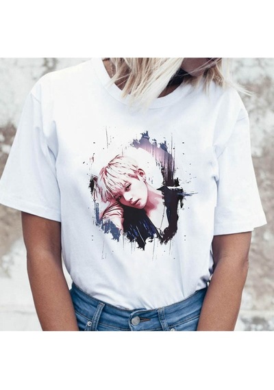 Noıssey Kırmızı Etiket Gala Kpop T Shirt Jın Suga Jımın V Jungkook Tshirt Mod73 17532 Beyaz