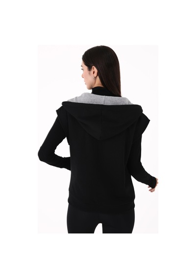 Scorp Impact Reversible Kadın Çift Taraflı Yelek Siyah Standart Çok Renkli