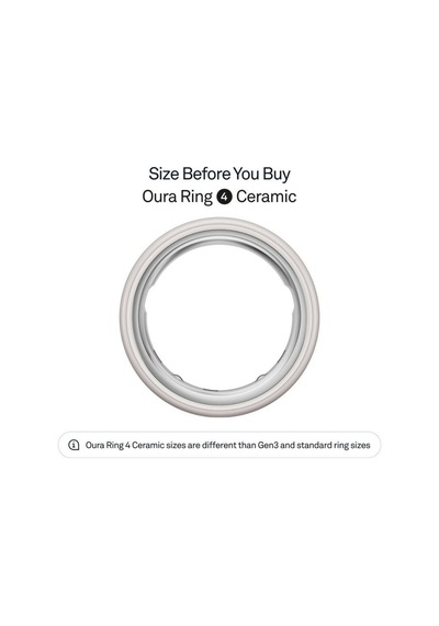 Oura Beyaz Ring 4 Akıllı Sağlık Ve Aktivite Yüzüğü Beden 8 Akıllı Yüzükler