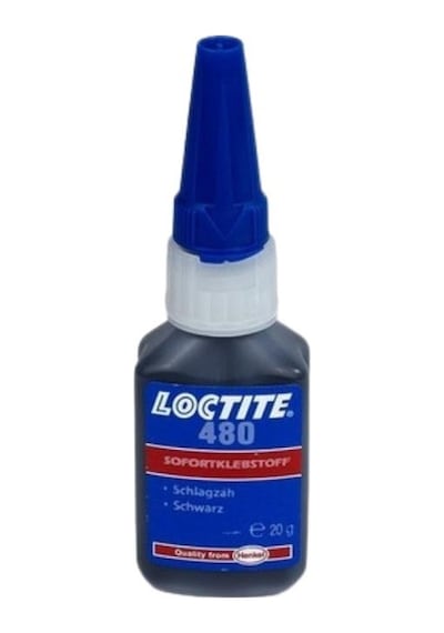 LOCTITE 480 Kauçuk Takviyeli Elastik Hızlı Yapıştırıcı - 20 gr. (1 Adet)