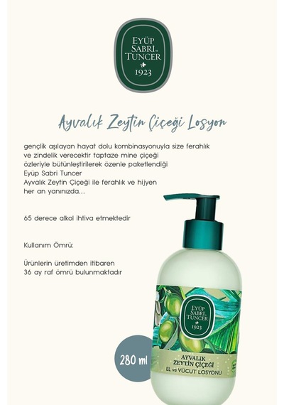 Mandalina 50'li - Okyanus ve Kiraz Çiçeği 150'li - Zeytin Çiçeği 280 Ml Losyon Ve Rosie Tekli