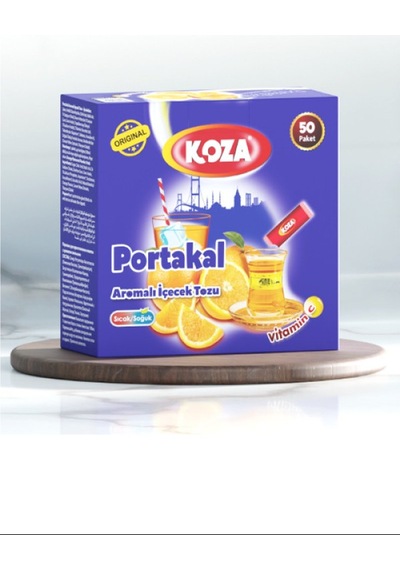 Koza Tek İçimlik Portakal Aromalı Toz İçecek 50'li 100 G