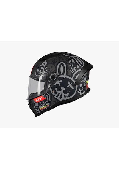 Mt Stinger 2 Ram F1 Parlak Kapalı Kask Siyah - Gri