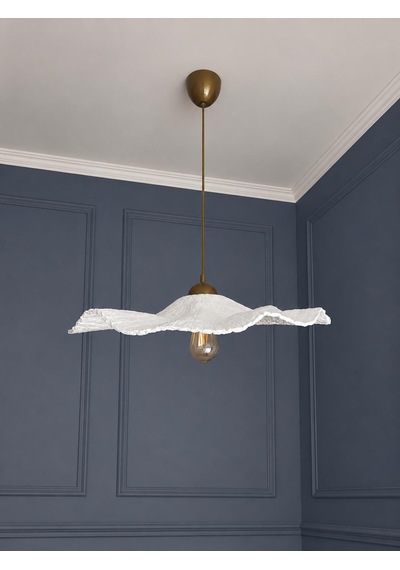 Lioraa Lighting Athea 60 Cm Sarkıt Avize Kırık Beyaz