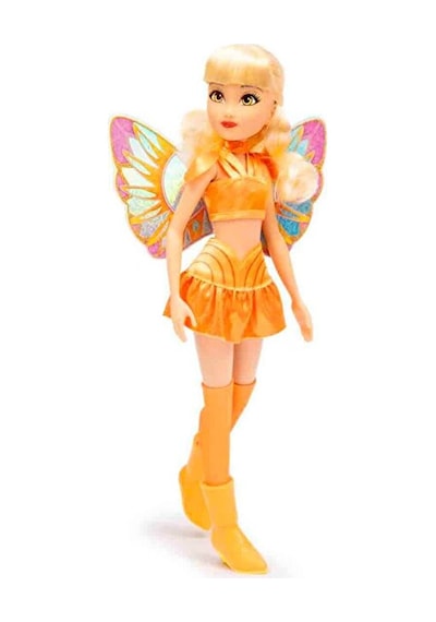 Winx Kanatlı Periler Stella Oyuncak Winx Stella Bebek Fashion Doll Kanatlı Peri Stella
