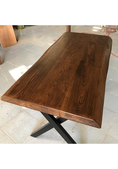 Bintaşmobilya Kütük Ağaç Masa-130X75.Cm