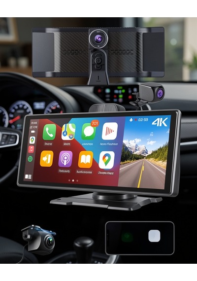 Kablosuz Carplay Ekranı 10.26 İnç Ön Arka Kameralı Uuczzzc1önarkakamerasıııııı2 10"