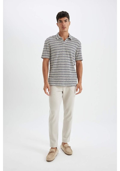 DeFacto Regular Fit Triko Kısa Kollu Polo Tişört D4818AX24SMNV46