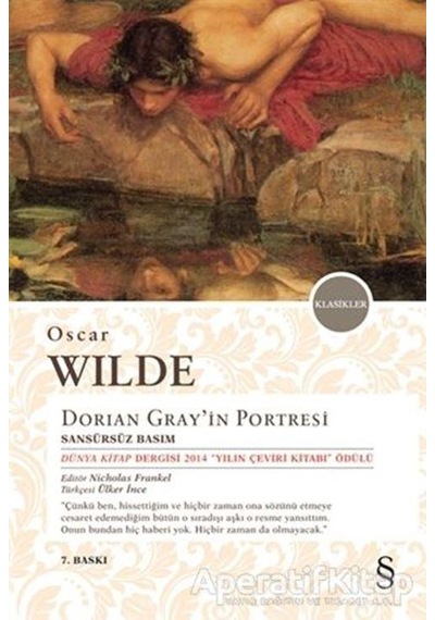 Dorian Gray'ın Portresi - Sansürsüz Basım - Oscar Wilde - Everest Yayınları