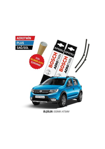 Dacia Sandero Silecek Takımı 2008-2014 Bosch Aerotwin