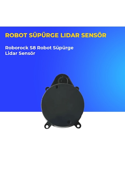 Roborock S8 Robot Süpürge Lidar Sensör