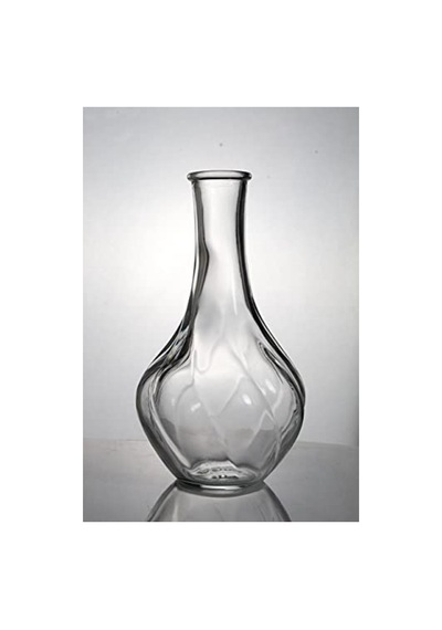 Şeffaf Cam İnce Boyun Vazo - 17 Cm 6998