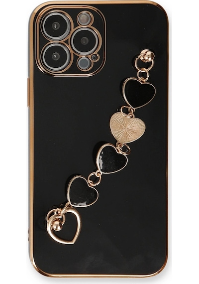 Apple Uyumlu iPhone 14 Pro Kılıf Esila Silikon Siyah\