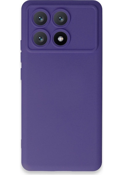 Xiaomi Poco X6 Pro Uyumlu Kılıf Nano İçi Kadife Silikon - Mor