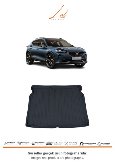 Cupra Formentor 3d Havuzlu Paspas Üst Kademe Bagaj Havuzu Seti