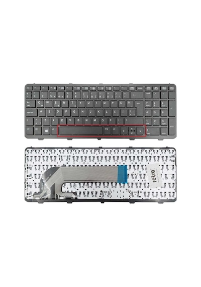HP Uyumlu Pk1315A1A19 Nsk-Cqcsc Notebook Klavyesi (Siyah - Tr) - 550300906