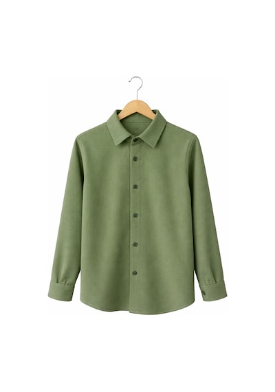 Ahengim Erkek Çocuk Modern Kesim Beyaz Polyester Basic Gömlek Ak8789 Yeşil Ahengim Erkek Çocuk Modern Kesim Beyaz Polyester Basic Gömlek Ak8789 Yeşil