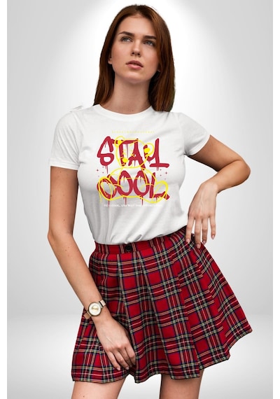 Game Oyun Alanı Unisex Unisex Beyaz Organik Baskılı T-shirt Penye Yüksek Kalite Beyaz