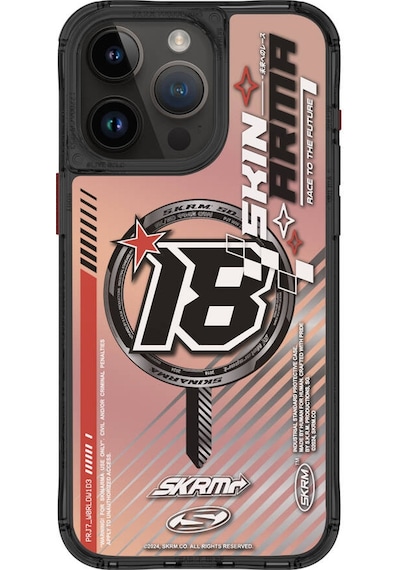 Apple Uyumlu iPhone 15 Pro Max Skinarma Magsafe Şarj Özellikli Sticker Yapıştırmalı Drift Kapak Mavi