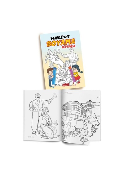 Harput Boyama Kitabı - Murat Sevinç - Bordo Ressam