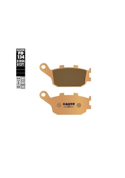 Kawasaki Ninja Zx-4rr Arka Fren Balatası 2023 Sonrası Galfer Sinter Metal