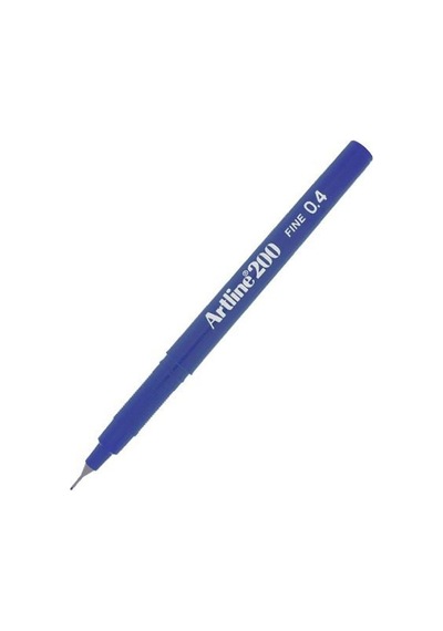 Artline Fineliner 0.4 MM Koyu Royal Mavi EK-200N