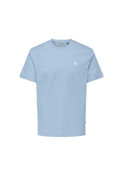 Only & Sons Onsmaxım Pamuklu Regular Fit Erkek T-shirt Mavi
