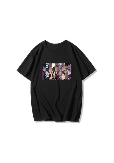 Noıssey Kırmızı Etiket Gala Kimetsu No Yaiba Demon Slayer T-shirt M48 10133 Siyah