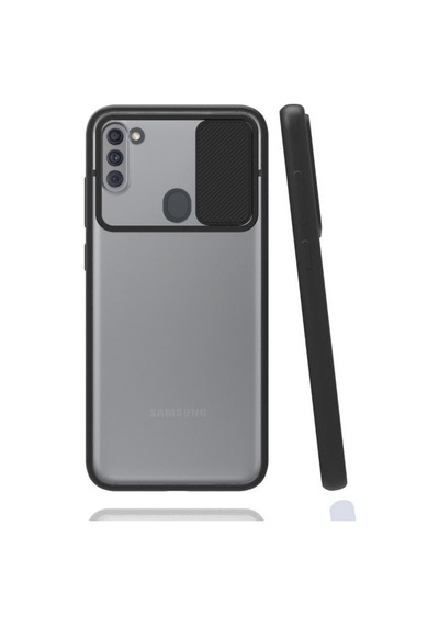 Samsung Uyumlu Galaxy A11 Kilif Palm Kamera Koruma Kapakli Silikon 474024501