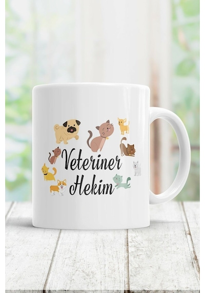 Veteriner Hekim Kupa Bardak Renkli