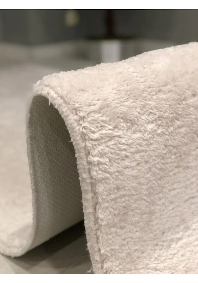 Arbese Peluş Halı Kaymaz Tabanlı Yolluk Post Halı Yumuşak Yapı