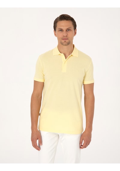 Pierre Cardin Erkek Açık Sarı Tişört Basic 50325323-vr004 Açık Sarı